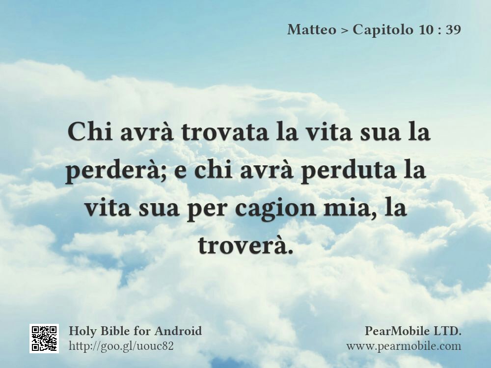 Matteo, Capitolo 10:39